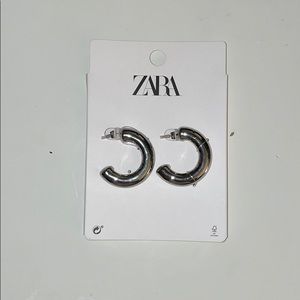 Zara chunky open hoops